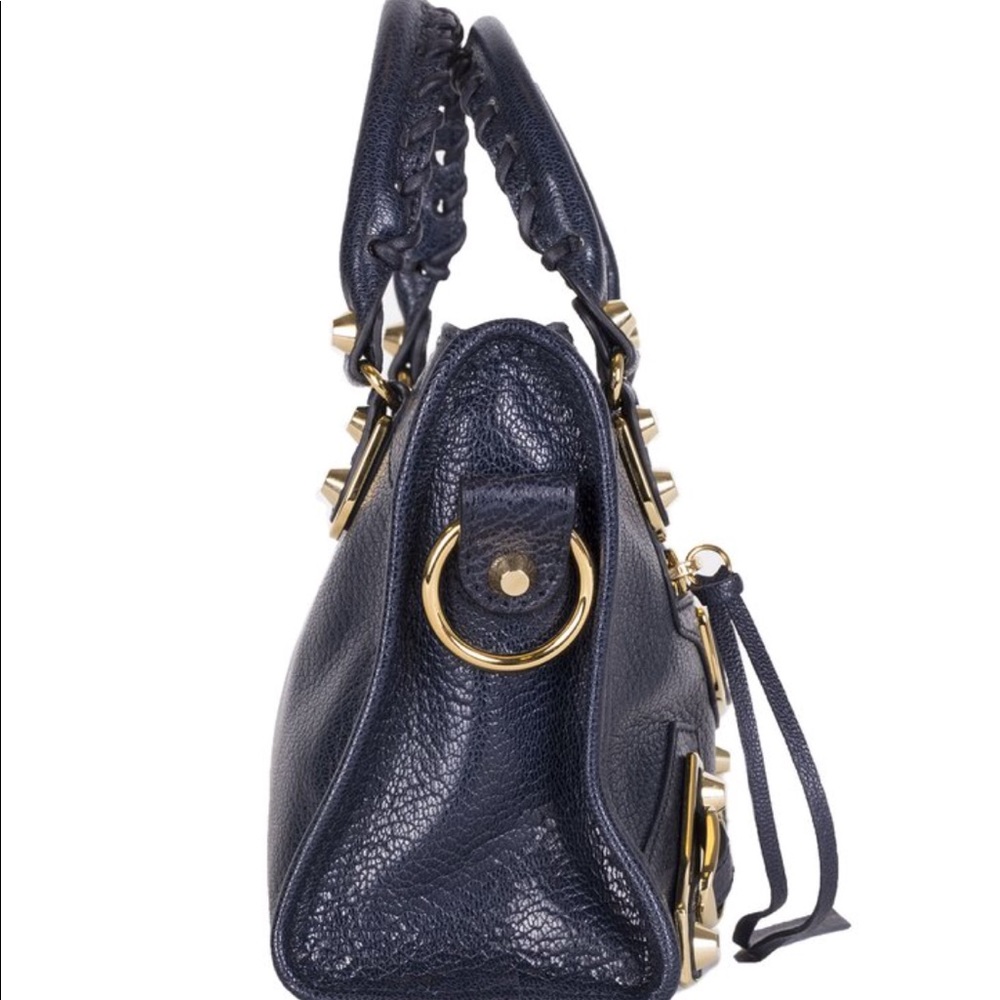 BALENCIAGA BAG Mini City (NAVY) 100% authentic